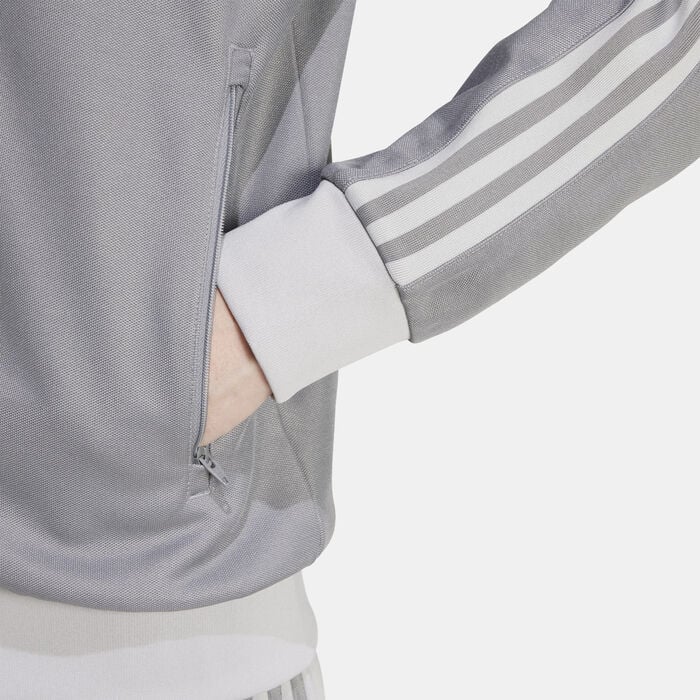adidas Originals Men's Adicolor Classics Beckenbauer Track Jacket Grey adidas Originals Men's Adicolor Classics Beckenbauer Track Jacket Grey image number 4