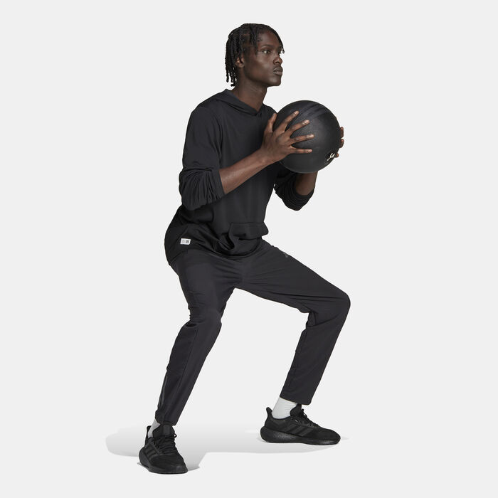 adidas Men's Train Essentials Made to be Remade Training Hoodie Black adidas Men's Train Essentials Made to be Remade Training Hoodie Black image number 2