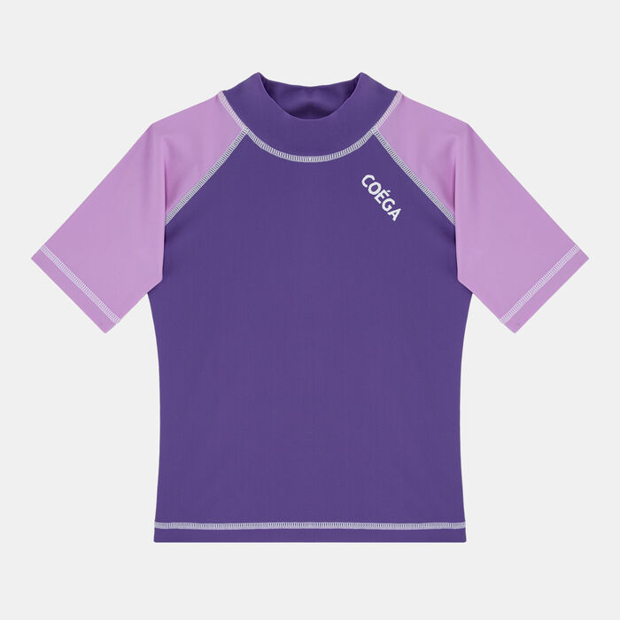 COEGA Kids' Swimming Rashguard Purple COEGA Kids' Swimming Rashguard Purple image number 0