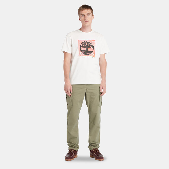Timberland Men's Front Graphic T-Shirt White Timberland Men's Front Graphic T-Shirt White image number 2