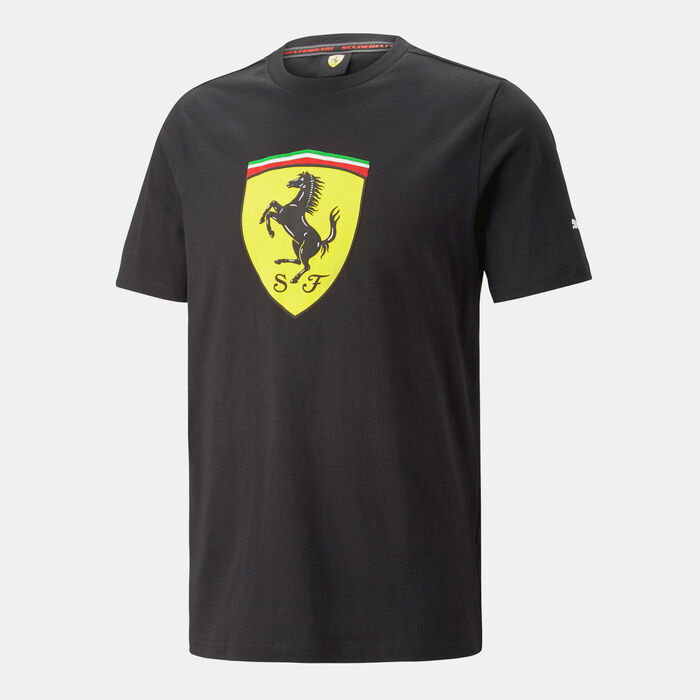 PUMA Men's Ferrari Race Big Shield T-Shirt Black PUMA Men's Ferrari Race Big Shield T-Shirt Black image number 0