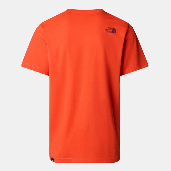 The North Face Men's Easy T-Shirt Orange The North Face Men's Easy T-Shirt Orange image number 1