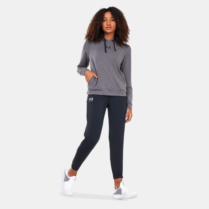 Under Armour Women's Rival Terry Joggers Black Under Armour Women's Rival Terry Joggers Black image number 2