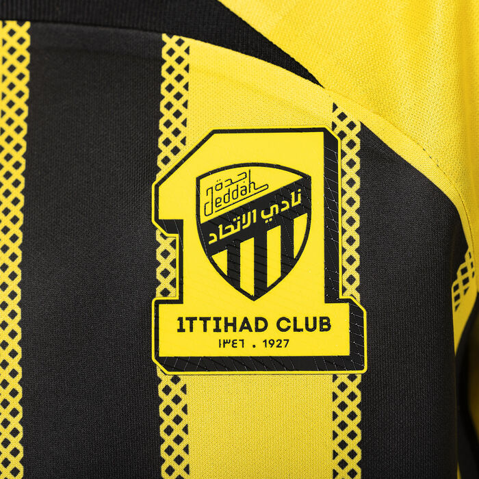 Nike Kids' Al-Ittihad 2024/25 Home Replica Football Jersey yellow Nike Kids' Al-Ittihad 2024/25 Home Replica Football Jersey yellow image number 3