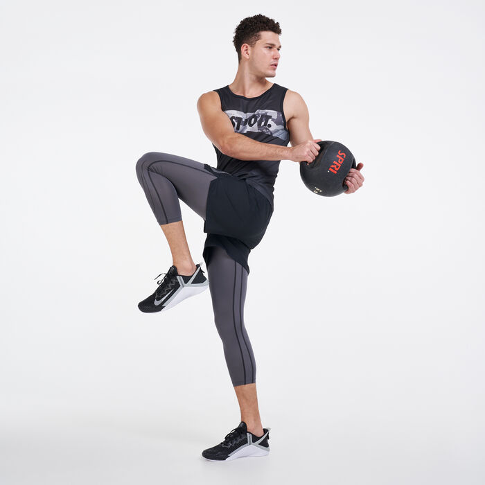 Nike Men's Pro Dri-FIT Tights Grey Nike Men's Pro Dri-FIT Tights Grey image number 2