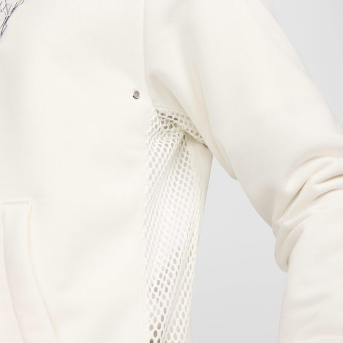 Nike Men's Kevin Durant Dri-FIT Standard Issue Basketball Hoodie White image number 4