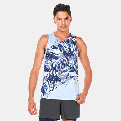 Nike Men's Dri-FIT Trail Rise 365 Running Tank Top Blue