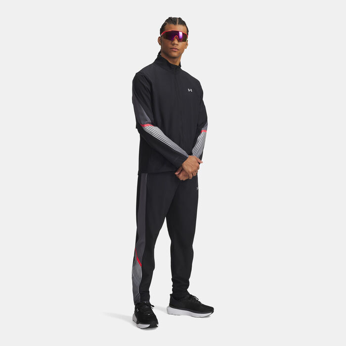 Under Armour Men's Velociti Storm Running Pants Black Under Armour Men's Velociti Storm Running Pants Black image number 2