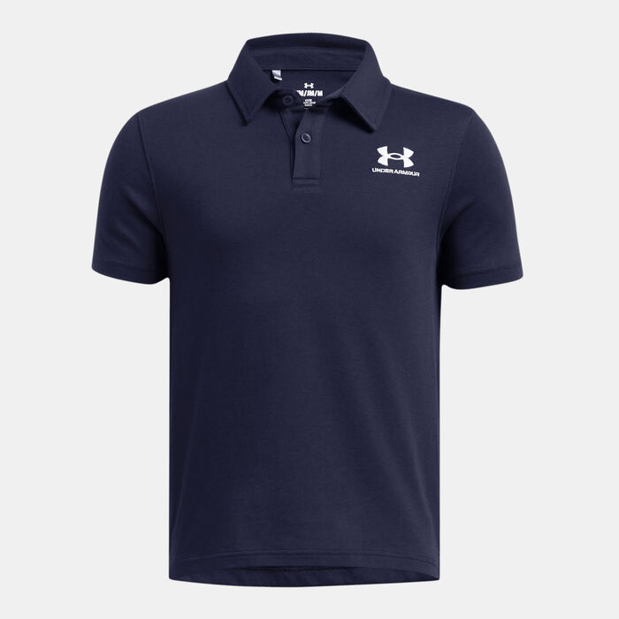 Under Armour Kids' Icon Polo Shirt Blue image number 0