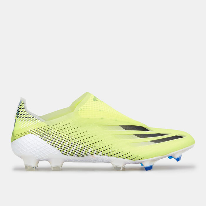 adidas Men's X Ghosted+ Firm Ground Football Shoe yellow adidas Men's X Ghosted+ Firm Ground Football Shoe yellow image number 0