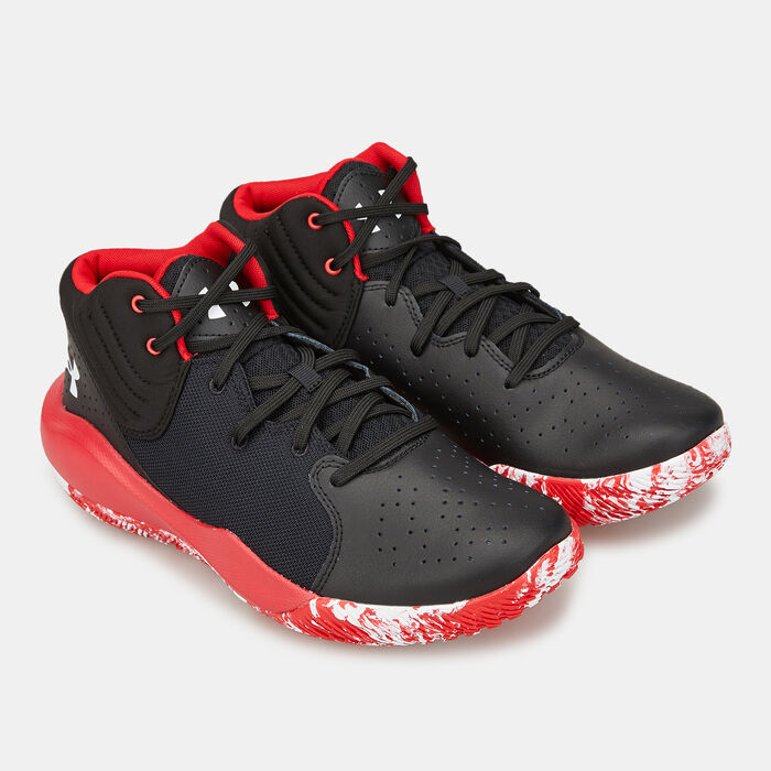 Under Armour Unisex UA Jet '21 Basketball Shoe Black Under Armour Unisex UA Jet '21 Basketball Shoe Black image number 1