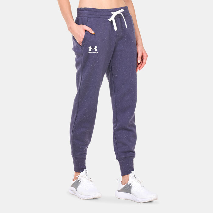Under Armour Women's UA Rival Fleece Sweatpants Purple Under Armour Women's UA Rival Fleece Sweatpants Purple image number 0