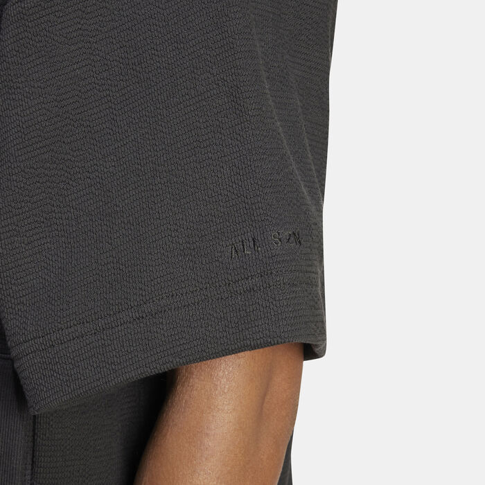 adidas Women's ALL SZN Cloud Jersey Full-Zip Top Black adidas Women's ALL SZN Cloud Jersey Full-Zip Top Black image number 4