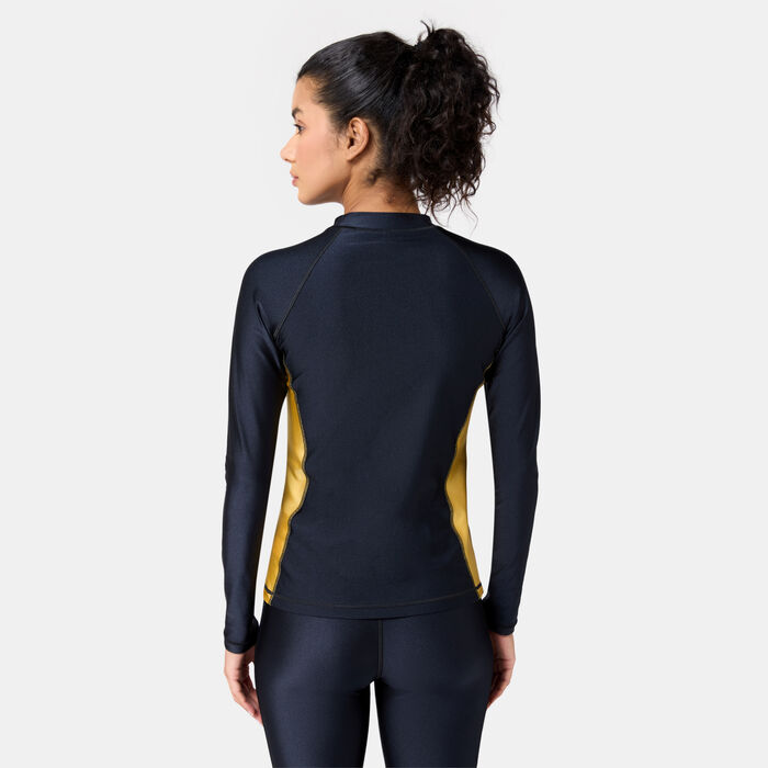 COEGA Women's Swimming Rashguard Black COEGA Women's Swimming Rashguard Black image number 1