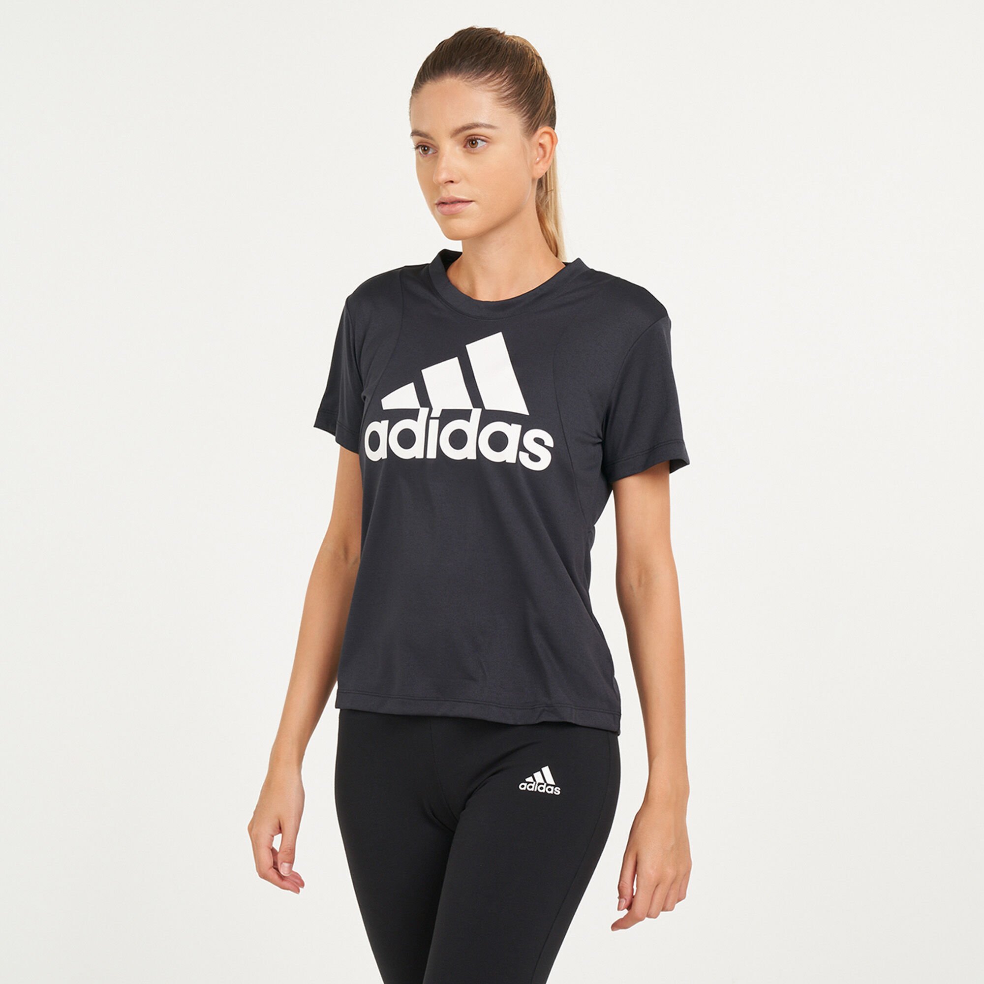 Buy adidas Women s Badge of Sport Logo T Shirt Black in KSA SSS