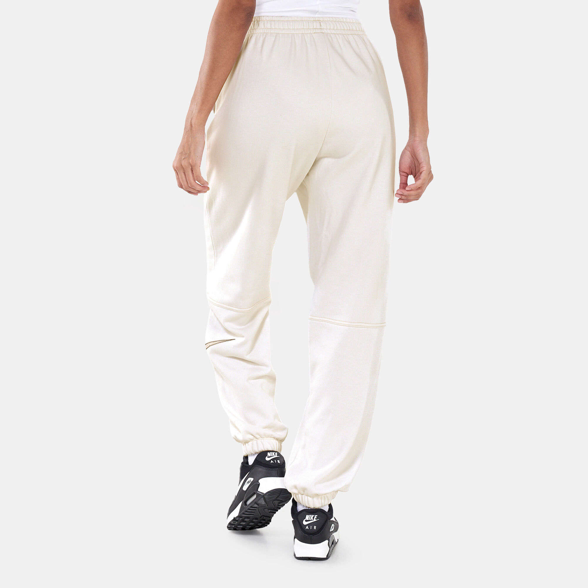 High rise fleece best sale joggers