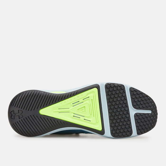 Under Armour Men's UA HOVR™ Rise 4 Training Shoe Blue Under Armour Men's UA HOVR™ Rise 4 Training Shoe Blue image number 4