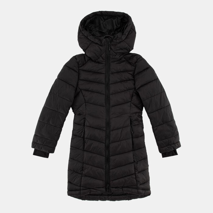 Sun and Sand Sports Kids' Hooded Puffer Jacket Black image number 0