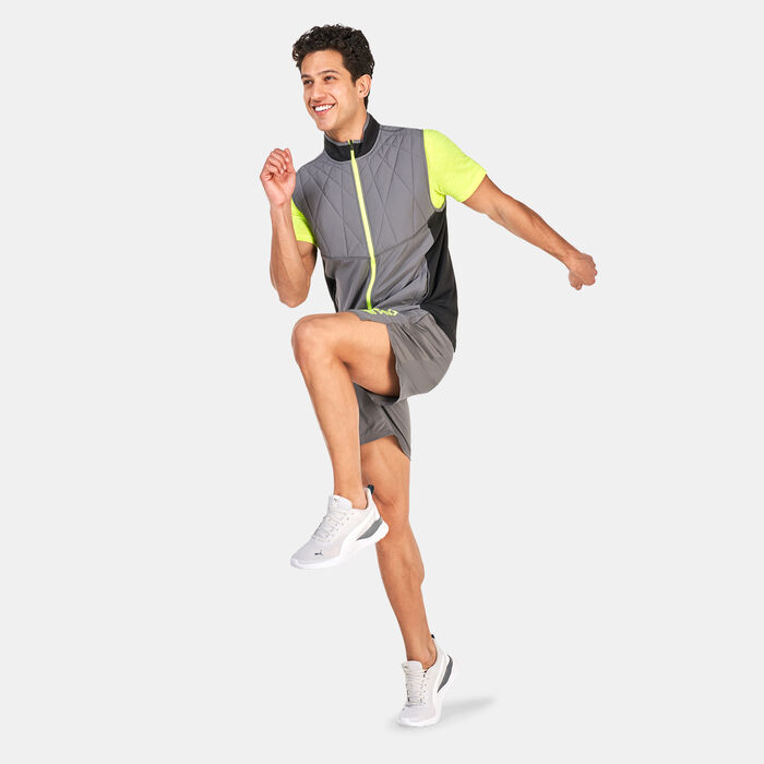 PUMA Men's CLOUDSPUN WRMLBL Running Vest Grey PUMA Men's CLOUDSPUN WRMLBL Running Vest Grey image number 2