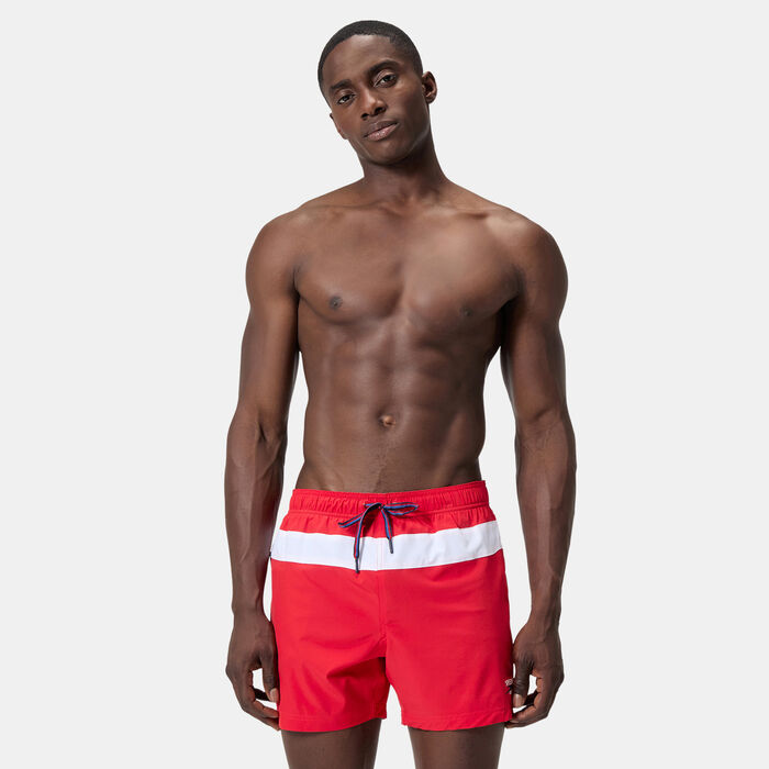 Speedo Men's Colourblock Volley Swimming Shorts Red Speedo Men's Colourblock Volley Swimming Shorts Red image number 0