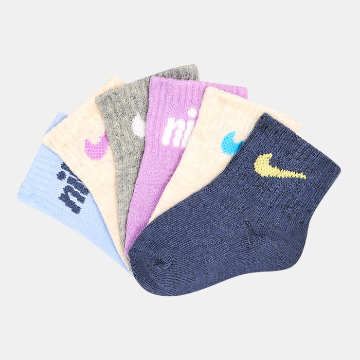 Nike Kids' From Day 1 Crew Socks - 6 Pack (Baby and Toddler) Multi-Color image number 0