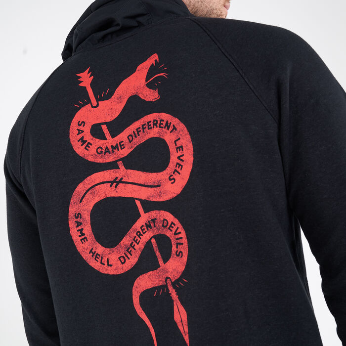 ua project rock terry hoodie