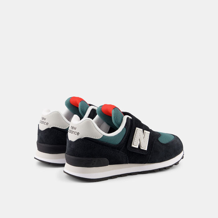 New Balance Kids' 574 Velcro Shoes Black New Balance Kids' 574 Velcro Shoes Black image number 2