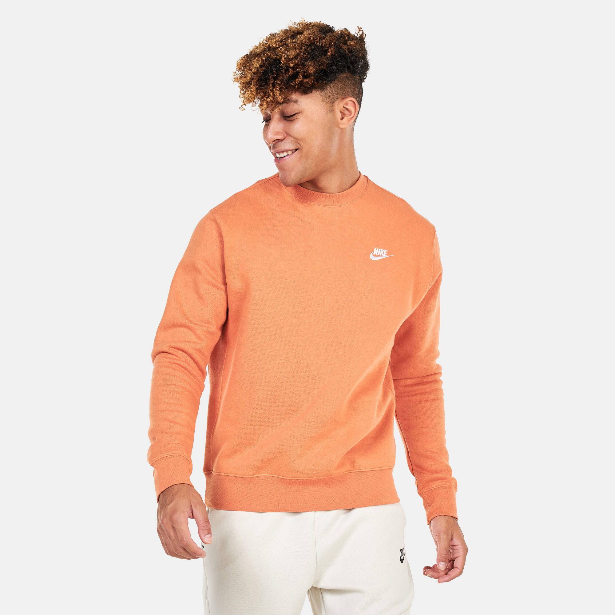 Nike sportswear club fleece orange store