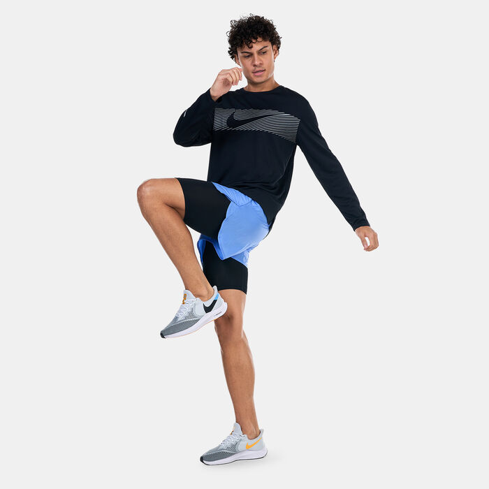 Nike Men's Running Division Repel 2-in-1 Running Shorts Blue Nike Men's Running Division Repel 2-in-1 Running Shorts Blue image number 2
