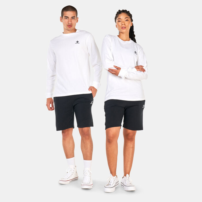 Converse Embroidered Chevron Shorts Black image number 2