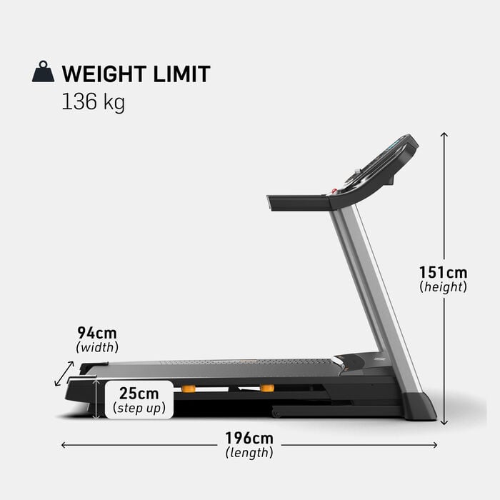 NordicTrack T Series 6.5 Treadmill Black NordicTrack T Series 6.5 Treadmill Black image number 6