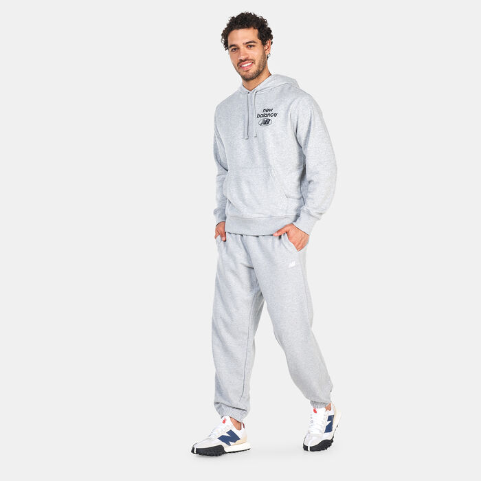 New Balance Men's Essentials Hoodie Grey New Balance Men's Essentials Hoodie Grey image number 2