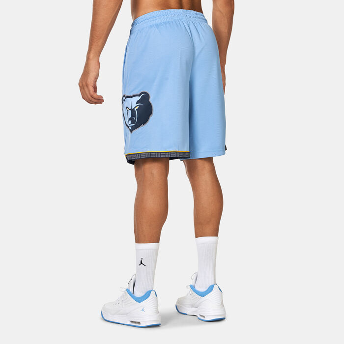 Jordan Men's 24/25 NBA Memphis Grizzlies Statement Edition Swingman Basketball Shorts Blue Jordan Men's 24/25 NBA Memphis Grizzlies Statement Edition Swingman Basketball Shorts Blue image number 1