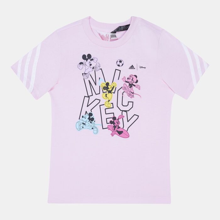 adidas Kids' Mickie Mouse T-Shirt Pink adidas Kids' Mickie Mouse T-Shirt Pink image number 0