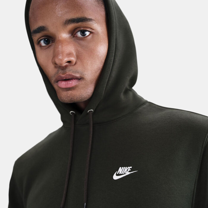 Nike Men's Club Hoodie Green Nike Men's Club Hoodie Green image number 5