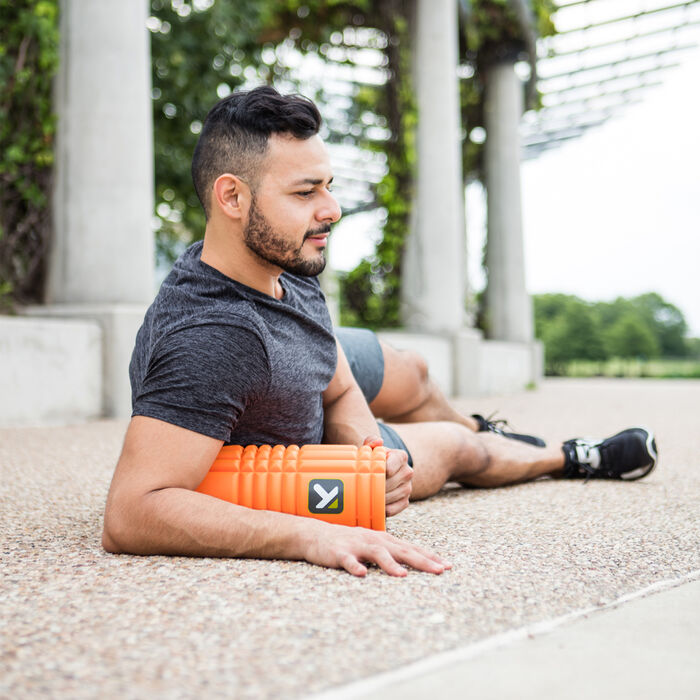 TriggerPoint Grid Foam Roller Orange TriggerPoint Grid Foam Roller Orange image number 4
