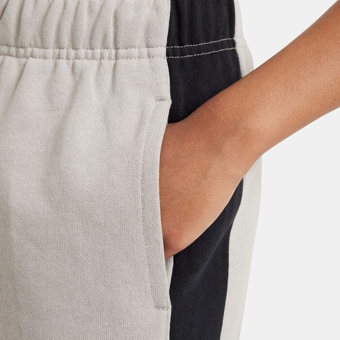 Nike Kids' Air Fleece Shorts Grey image number 4