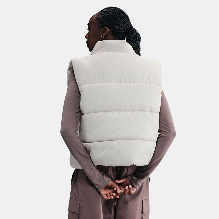 Nike Women's Sportswear Classic Therma-FIT Puffer Vest White Nike Women's Sportswear Classic Therma-FIT Puffer Vest White image number 1