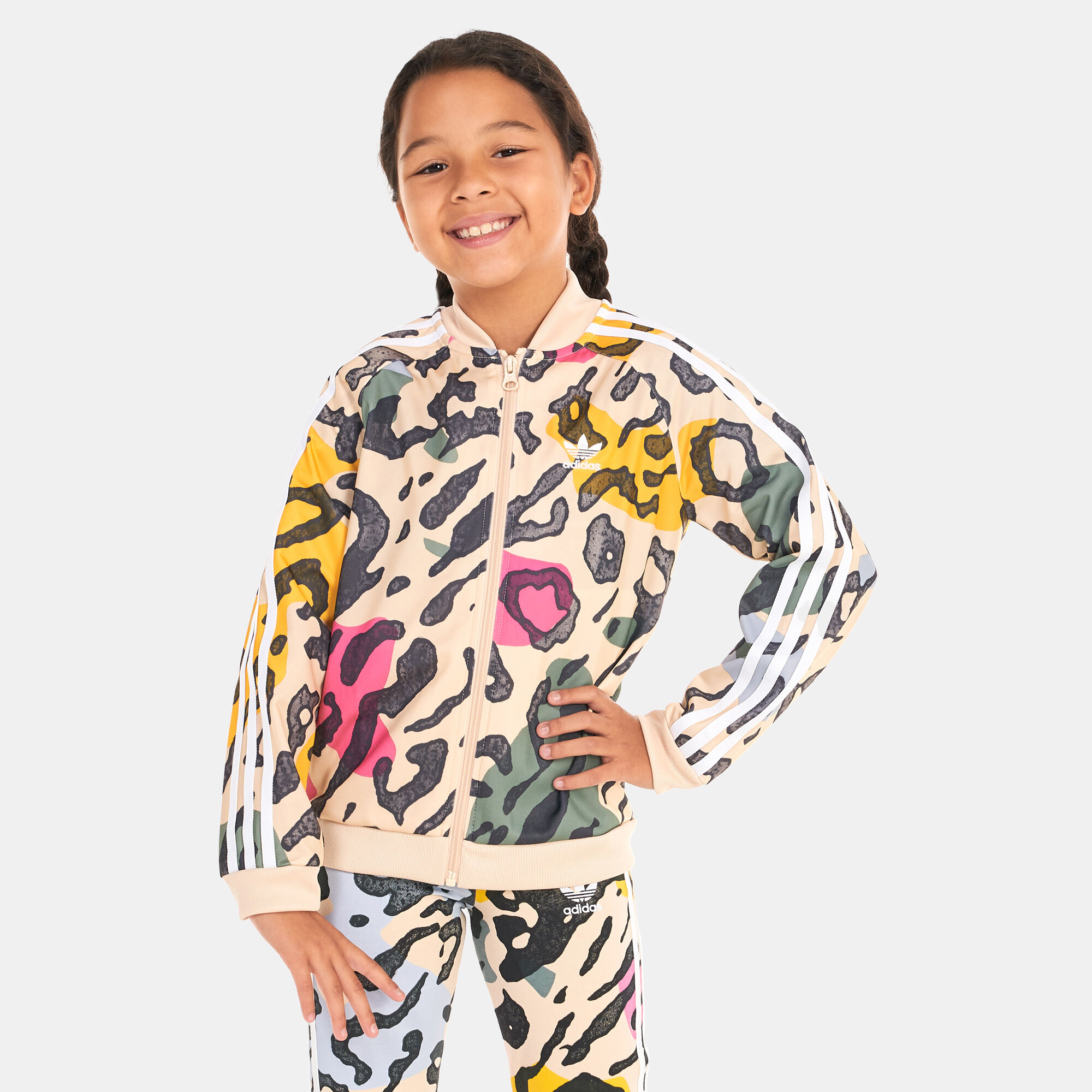Originals girls' leopard superstar tracksuit babies clearance