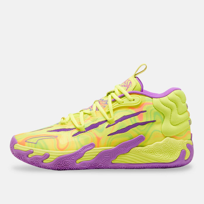 PUMA Men's MB.03 Basketball Shoes yellow PUMA Men's MB.03 Basketball Shoes yellow image number 0