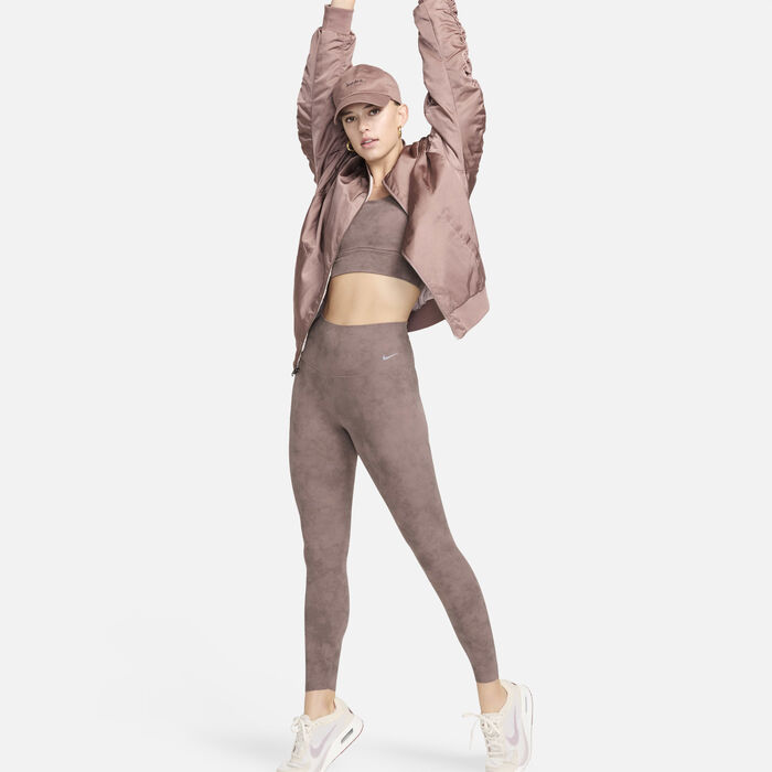 Nike Women's Zenvy Tie-Dye Gentle-Support Leggings Pink Nike Women's Zenvy Tie-Dye Gentle-Support Leggings Pink image number 0
