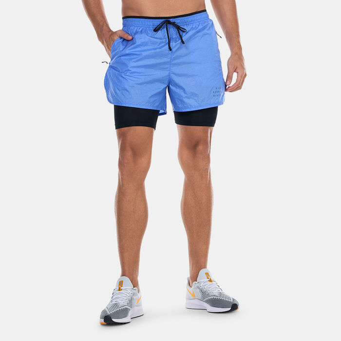 Nike Men's Running Division Repel 2-in-1 Running Shorts Blue Nike Men's Running Division Repel 2-in-1 Running Shorts Blue image number 1