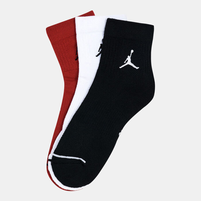 Jordan Everyday Ankle Socks (3 Pairs) Multi-Color Jordan Everyday Ankle Socks (3 Pairs) Multi-Color image number 0