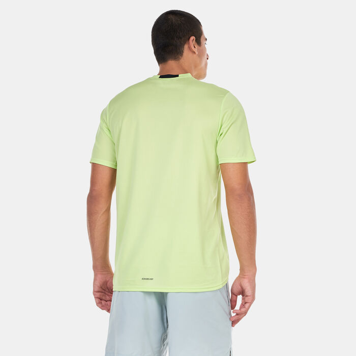 adidas Men's AEROREADY Designed For Movement T-Shirt Green adidas Men's AEROREADY Designed For Movement T-Shirt Green image number 3