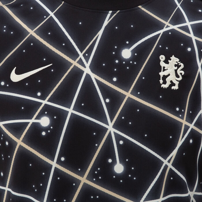 Nike Men's Chelsea Academy Pro Football Top Black image number 2