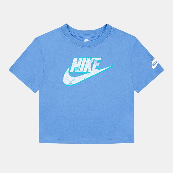 Nike Kids' Flow-Ral Graphic T-Shirt Blue Nike Kids' Flow-Ral Graphic T-Shirt Blue image number 0