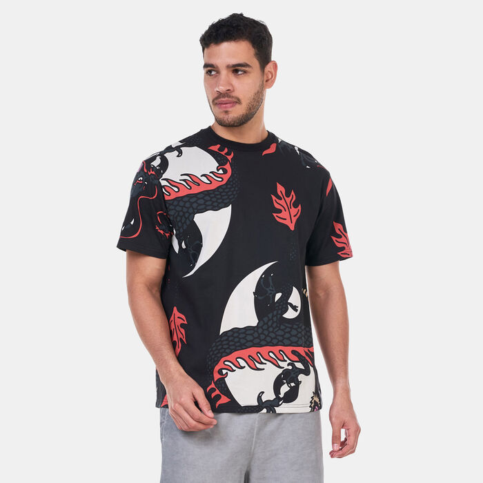 PUMA Men's x Staple All Over Print T-Shirt Black PUMA Men's x Staple All Over Print T-Shirt Black image number 0