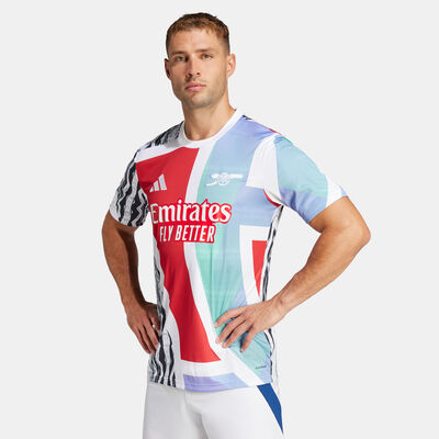 adidas Men's Arsenal 24/25 Pre-Match Football Top Black