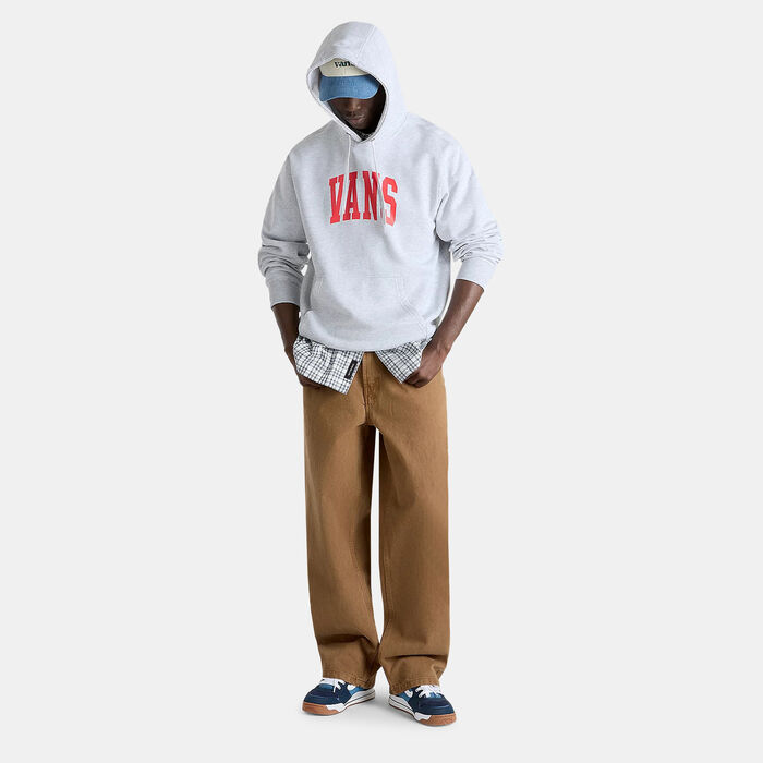 Vans Men's Arched Hoodie Grey Vans Men's Arched Hoodie Grey image number 2