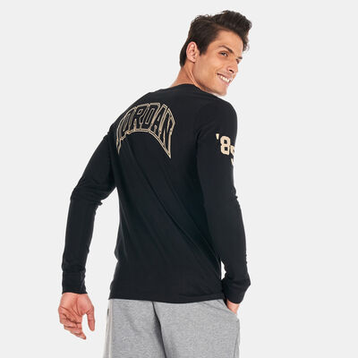 Jordan Men's Holiday Long-Sleeve T-Shirt Black
